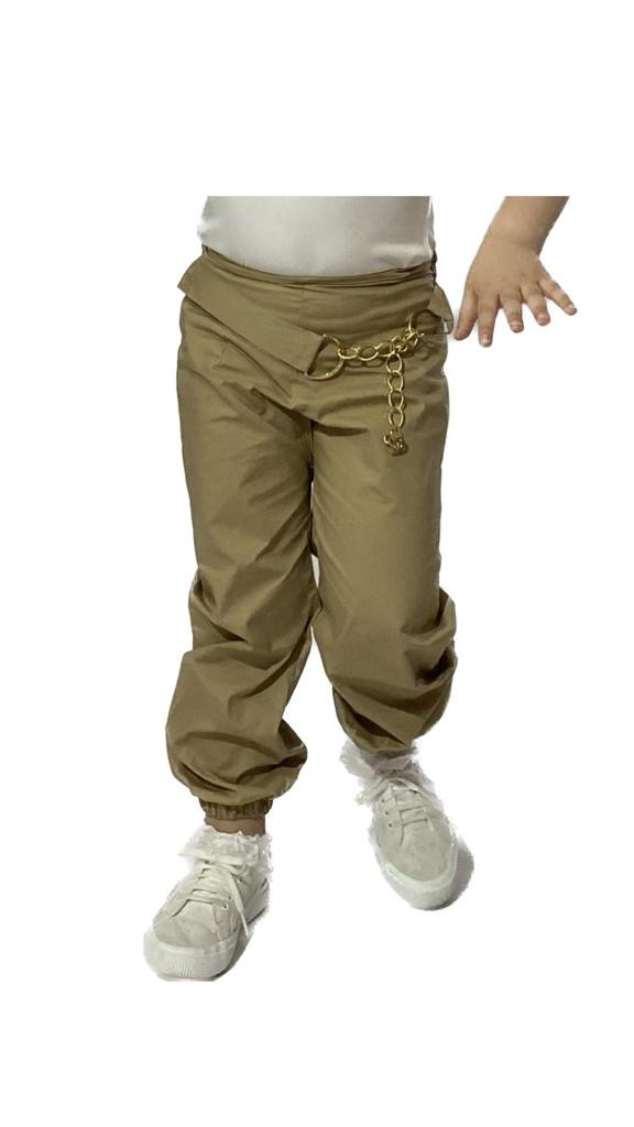 Pantalone Cargo Ragazza con catene Enylo