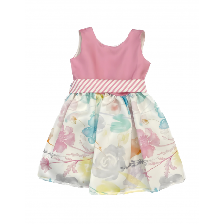 Vestito Fantasia con cintura