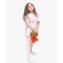 Maxi Blusa Ragazza Enylò in Fantasia Rose Rosa