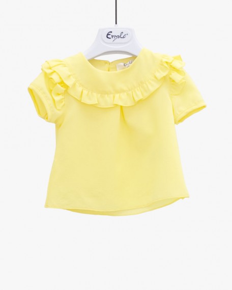 Blusa Neonata Enylò in Giallo