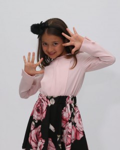 Gonna Ragazza Enylò in Fantasia Fiori