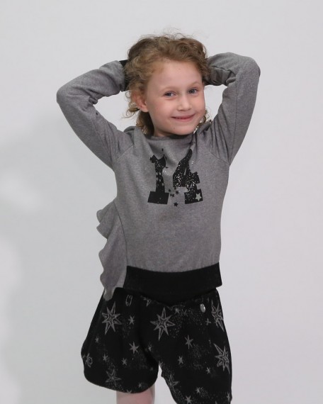 Felpa Ragazza Enylò con Stampa "14"