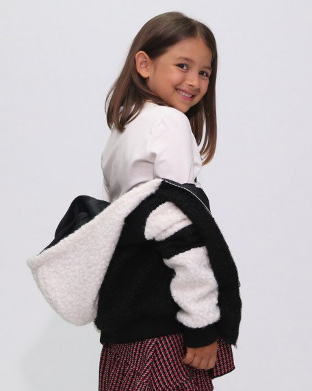 Giubbino Ragazza Enylò in Pelliccia