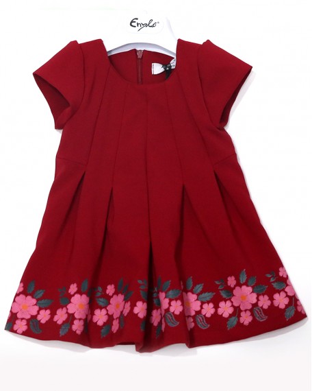 Vestito Neonata Enylò in Fantasia Red Flower