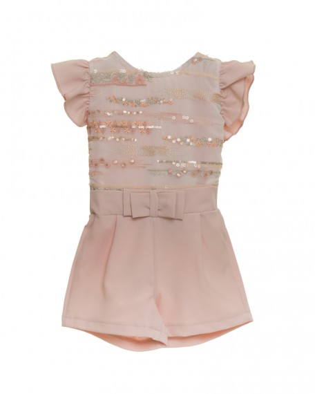 Tuta Neonata Enylò con tessuto Ricamato in Fantasia Makalù