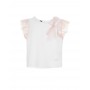 Blusa Neonata Enylò con Tulle Rosa in fantasia Makalù