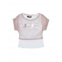 Twinset Baby Enylò Canotta e Maglia in Rete Lurex con Stampa
