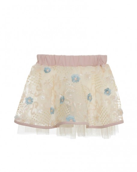 Gonna Baby Enylò in Tulle Ricamato