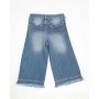 Pantapalazzo Baby Jeans Sfranciato Sotto E Appl. Fular Fantasia Enylò